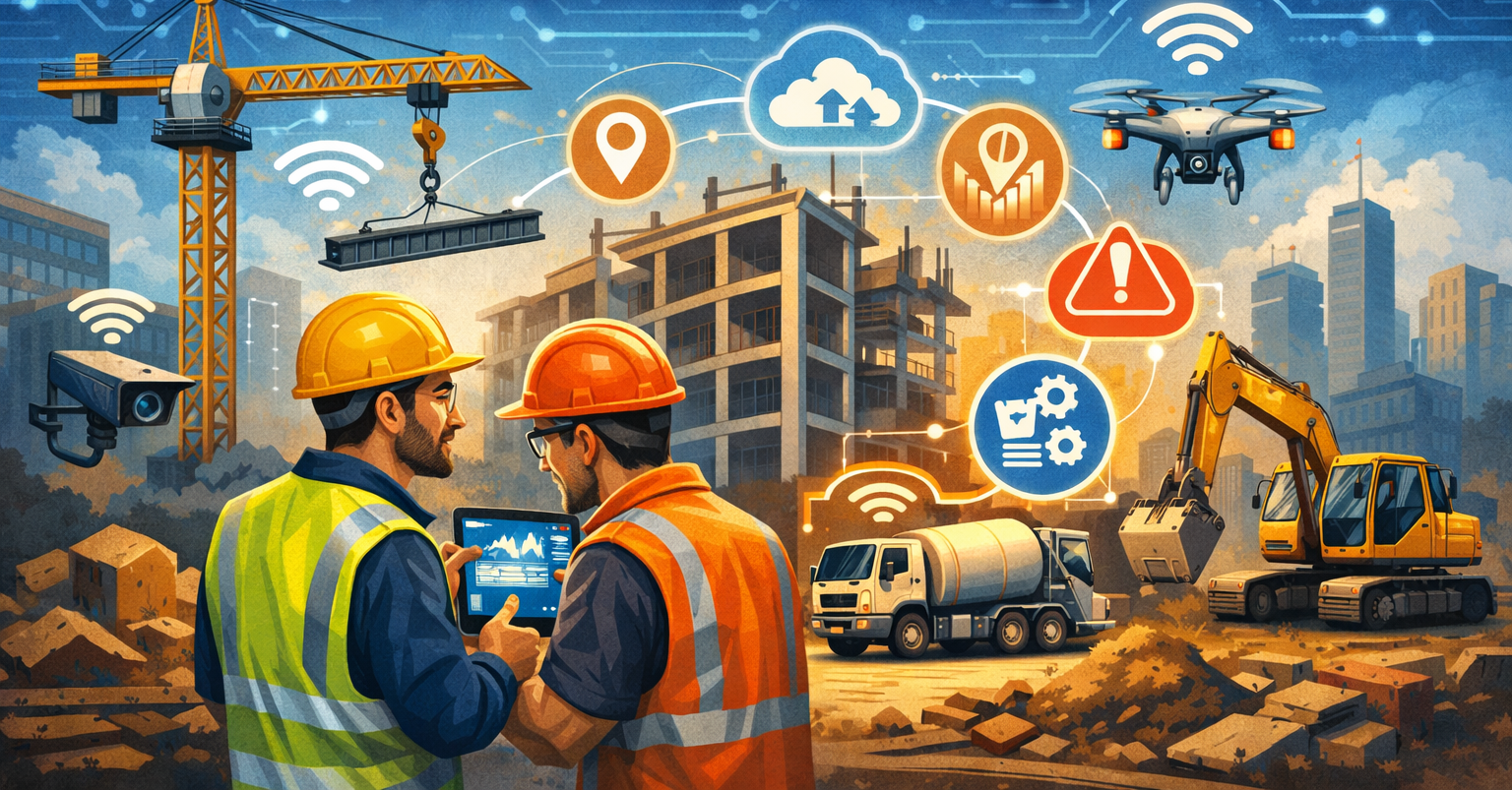IoT in Construction: Use Cases, Benefits, and Challenges