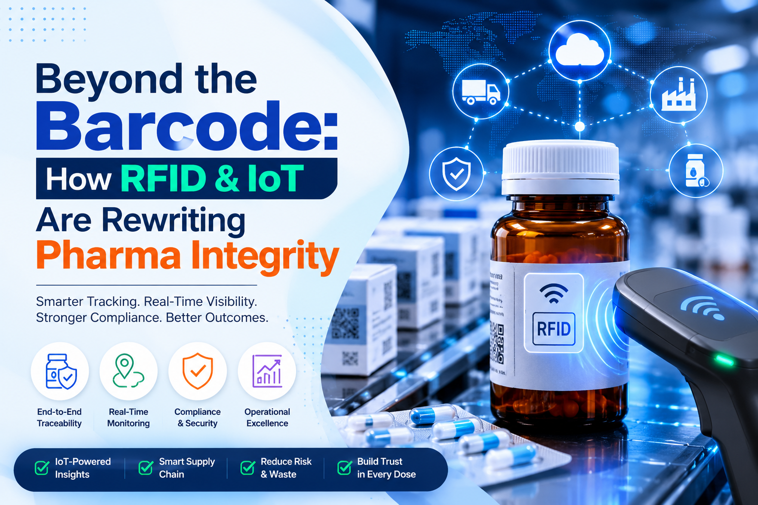 Beyond the Barcode: How RFID & IoT Are Rewriting Pharma Integrity